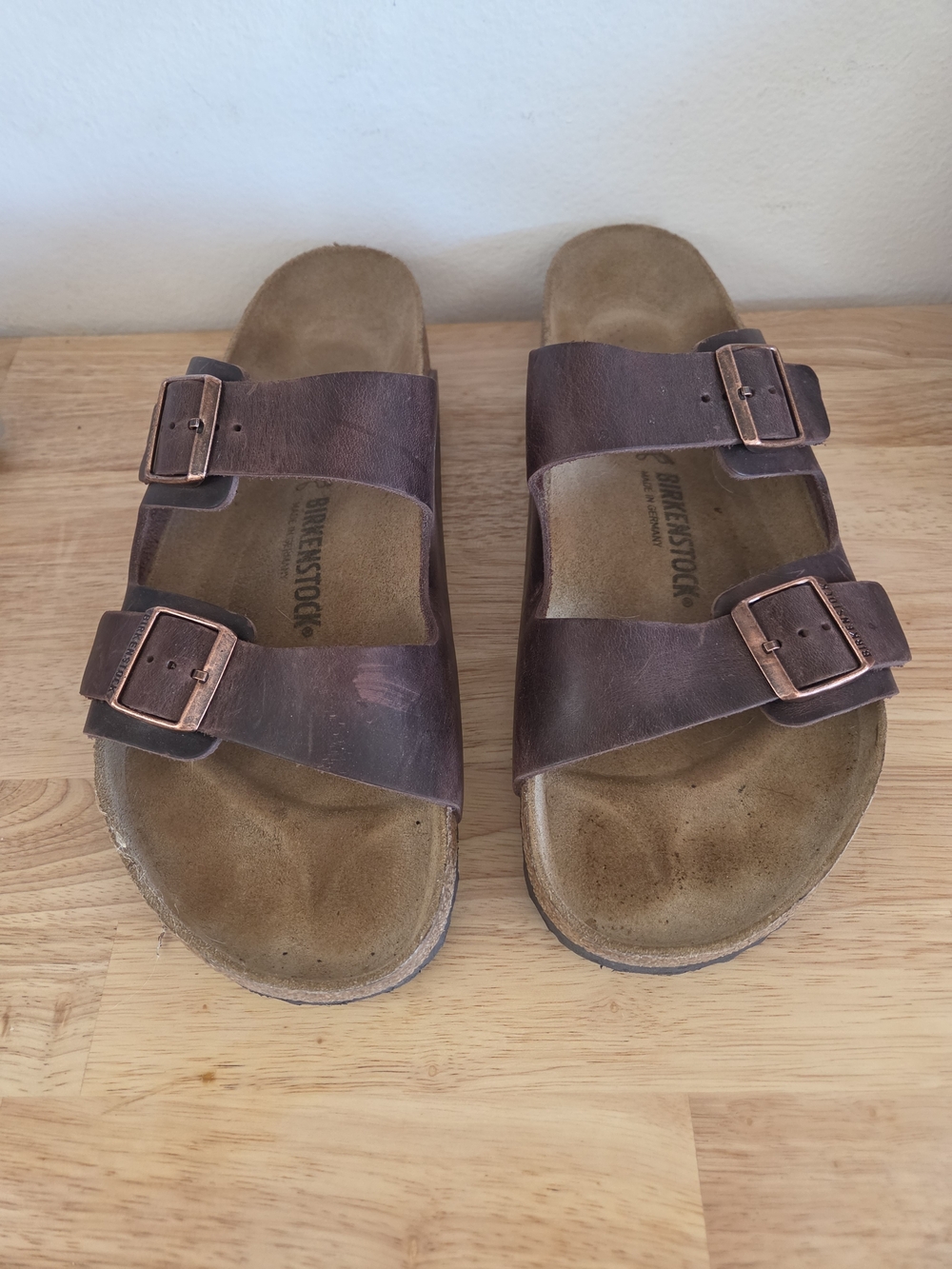 Birkenstock Men's Arizona Double Buckle Sandals - Habana Color